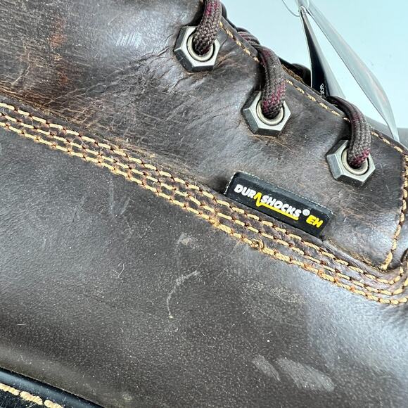 Wolverine W10080 Brek-M Work Boots Men's 10 Brown DuraShocks Slip Resistant - Picture 3 of 11